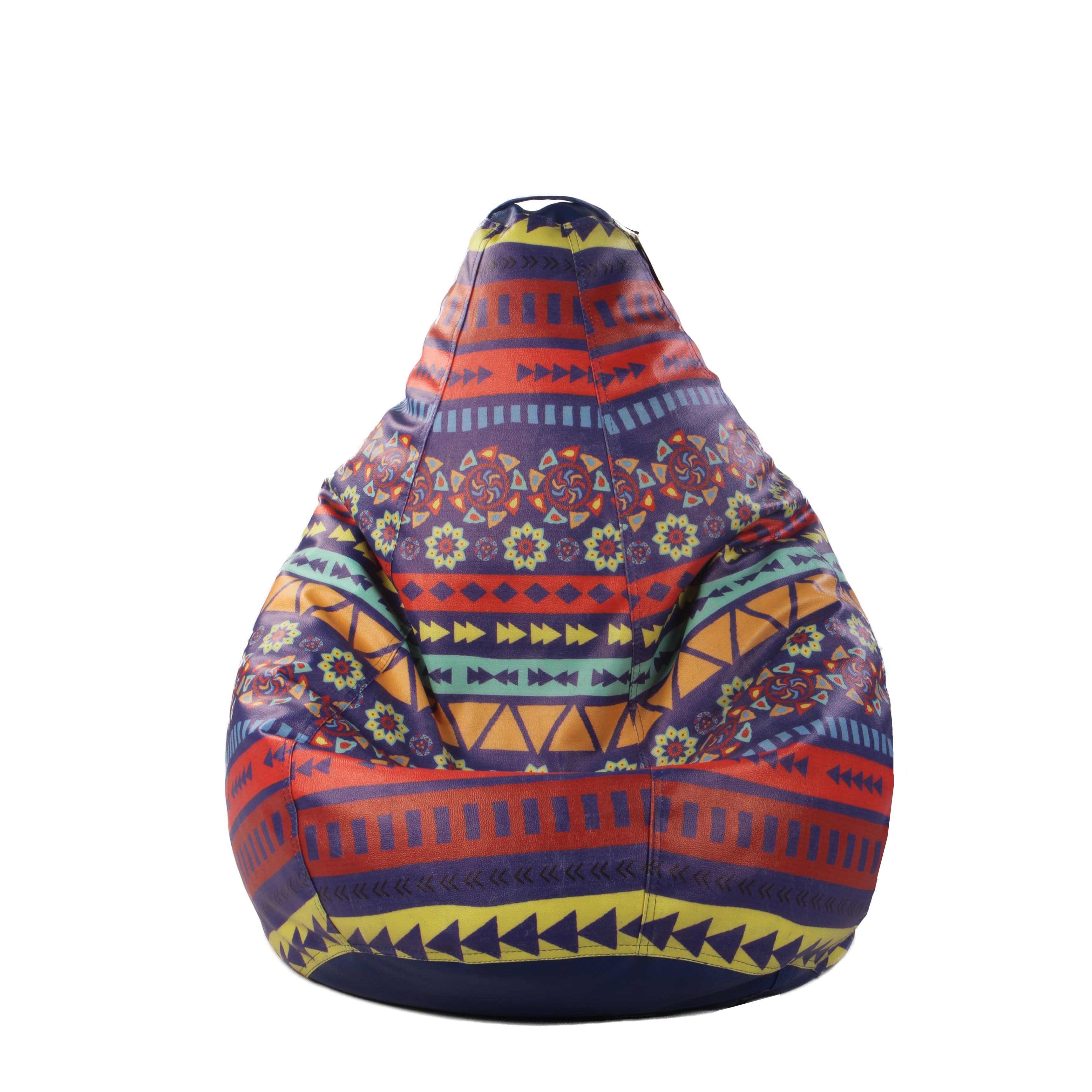 Orka Digital Printed Tribal Theme Jumbo Bean Bag Filled With Beans view 3